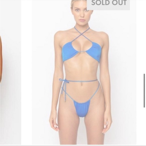 Blue Sommer swim bikini set - Picture 2 of 5